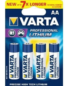 VARTA PROFESSIONAL Lithium Batterie AA (Mignon) 4er-Pack