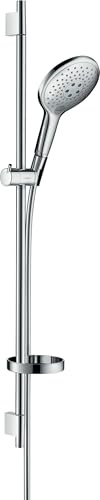 hansgrohe Raindance Select S 150 Duschset 0,90m, 3 Strahlarten mit Seifenablage, Chrom