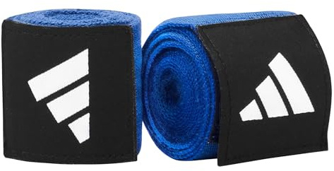 Adidas Fasce Mani Boxing Crepe, Blu, 5 x 2,55 cm, ADIBP03-BL-25
