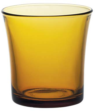 Duralex 1011DB06A0111 Lys Vermeil Trinkglas, Wasserglas, Saftglas, 210ml, Glas, bernstein, 6 Stück