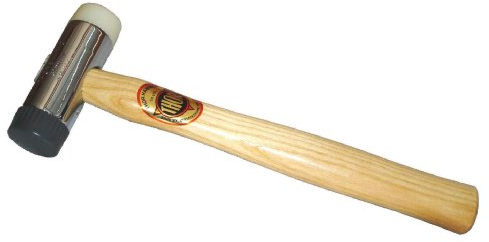 Thor 31-710R Soft Faced Hammer, Holzstiel, Nylon- Und Pvc-einsätze, 450g, 32mm