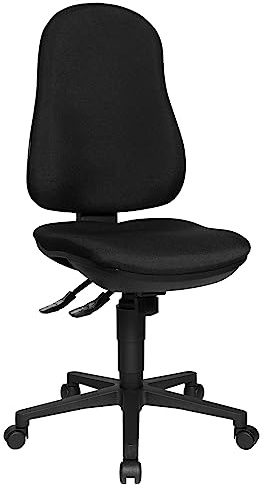 Topstar 8550G20 Support SY snurrstol, med hjul, ergonomisk, 14 kg, svart