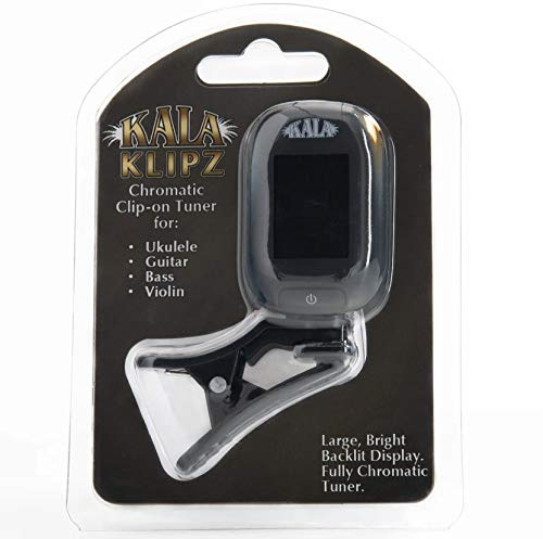 Kala Klipz Tuner for Ukulele, Guitar, Mandolin, Bass, Violin and more, Blue (KK-BL)