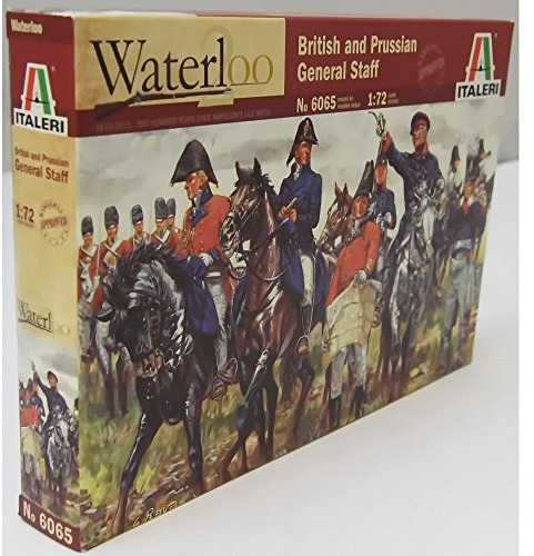 Italeri 8001283060653 British & Prussian General Staff, Figuren, Brown