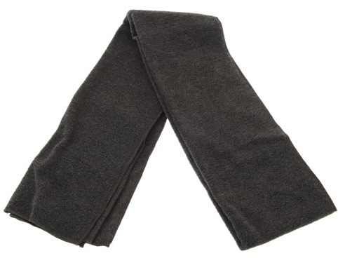 Herren Thermo Polar Fleece-Schal, einfarbig (158 x 26 cm) (Grau)