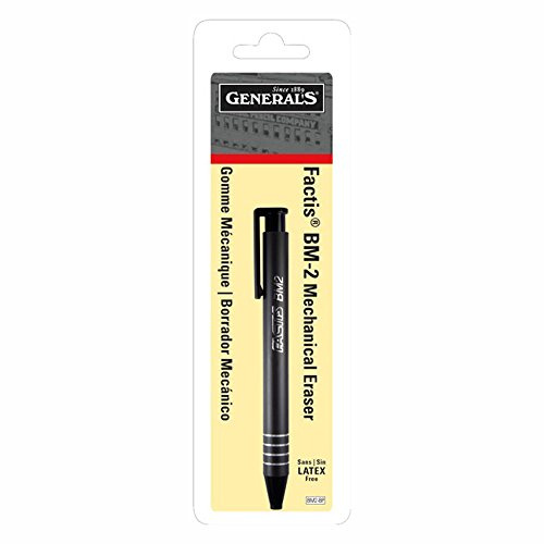 General Pencil CO. GPBM2-BP GPBM2-BP Factis Pen Style Eraser Carded