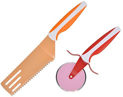 Haushalt International 2tlg. Pizzaset Pizzamesser + Pizzaheber