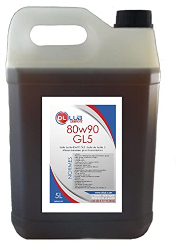 DLLUB - HUILE BOITE A VITESSE MINERALE 80W90 GL5-5 litres