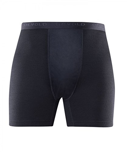 Devold herr kort funktions-underbyxor Duo Active Boxer W/Windsto SVART X-L