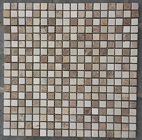 mosaico Matte 30 x 30 cm Piedra Natural azulejos emperador Light Crema Marfil Beige M521
