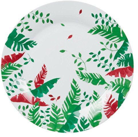 Table Passion - Assiette plate Bornéo rouge 26 cm (lot de 6)