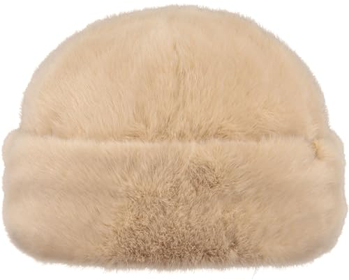 Barts W Cherrybush Hat Braun - Warmer modischer Damen Kunstfell Winterhut, Größe One Size - Farbe Lightbrown
