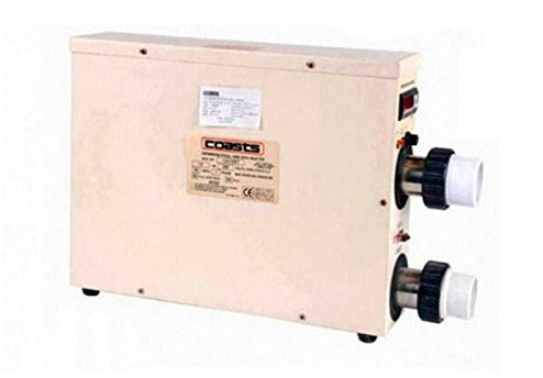 Topchances Coasts New Upgrade Electric 15KW Thermostat Swimming Pool & SPA Home Bath Hot Tub Water Heater 220V