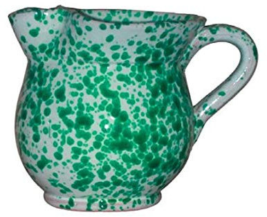 Ceramiche Benegiamo BENEGIAMO BROCCA PANCIUTA 0,50 Litri SCHIZZATO Verde 2233S