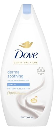 Dove Soothing Care Body Wash Body Cleanser shower gel with jojoba oil for dry and sensitive skin 450 ml