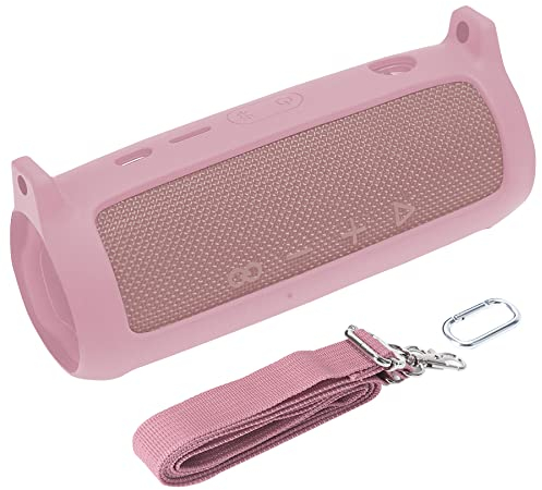co2CREA Silikonhülle Tragen Tasche für JBL Flip 6 Bluetooth Lautsprecher, Nur Tasche,Lautsprecher Nicht enthalten
