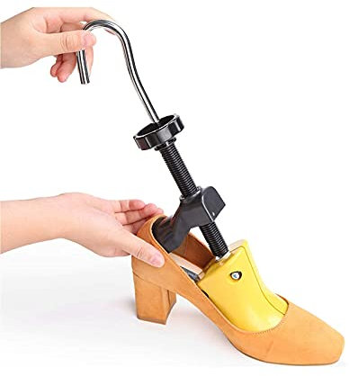 CJBHSD Professional instep shoe stretcher increases the height and length of footwear, durable shoe shaper for women and men (Yellow 44~48)
