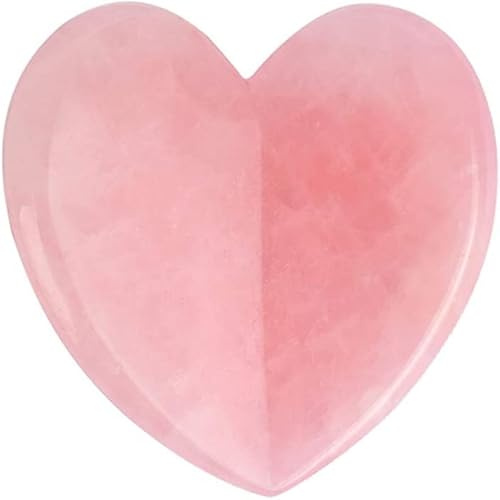 Massageroller, Massagestab, Massagewerkzeug, Rosenquarz-Jade-Roller, echte Jade, Gua Sha-Brett, Pilz-Massagegerät, Gesichtslifting-Werkzeug, Gesichts-Guasha-Massage-Werkzeug (Roller) ( Color : Roze ,