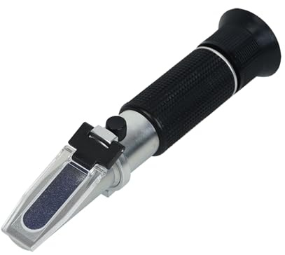 NANBEI Refractómetro Brix de 0 a 80 %, refractómetro de miel, refractómetro portátil para miel, refractómetro digital brix para medir el contenido de azúcar en miel, frutas, jarabe de arce y otras