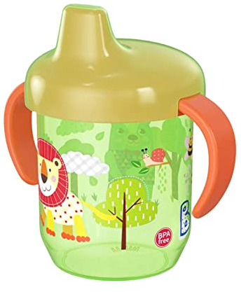 Qurygin 250ml Tazza Bere Per Bambini A Becco Per Bambini Con Manici Bicchiere Svezzamento Per Bambino Becco Versatore Rinforzato Anti Perdite Tazza Paglia Bambino-Paglia Tazza Anti Perdite Per Bambino