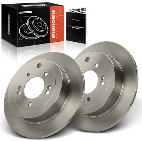 Frankberg Bremsscheibensatz inkl. 2x Bremsscheiben Hinten Voll Ø302mm Kompatibel mit Tucson TL TLE Sportage QL QLE Replace# 58411D3000,58411D7000