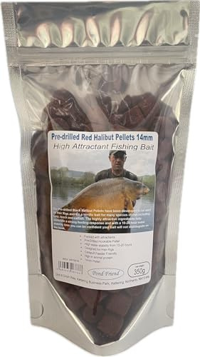 Pond Friend Pre Drilled Halibut Pellets Carp Fishing Bait Angling Hair Rig Attractant