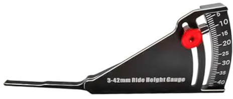 Laroal RC Car Ride Höjdmätare Aluminium RC Camber Gauge 3-42mm för r 1/8 1/10 Skala RC Truck Buggy