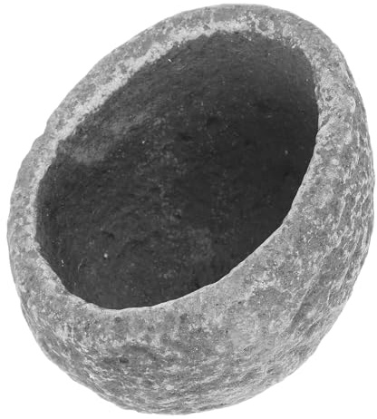 Toyvian Reptile Feeder Schale Robustem Resin Wassernapf Für Schildkröten Eidechsen Geckos Und Andere Reptilien Einfach Zu Reinigen Und Langlebig Dekorative Terrariumschale Für Futter