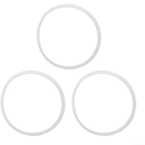 Junta de repuesto hermética compatible con 6 cuartos eléctricos para ollas a presión diseñada para un ajuste óptimo (blanco)