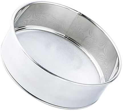 Acciaio inossidabile fine maglia colino torta torta strumento di setaccio in polvere a mano per cucina professionale