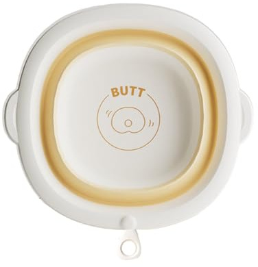 Foldable Baby Washing Pan Thickened PP+TPE Small Bathtub for Face Feet Hygiene Nonslip Infant Travel Accessories