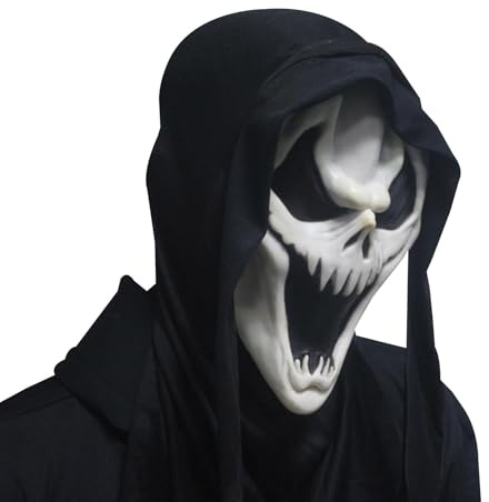 Generisch Unheimliche Masken Für Erwachsene - Skelett Latexmaske Gruselig,Totenkopf Verkleidungszubehör Für Karneval Kostümparty Halloween Familienfeier Theaterbühne