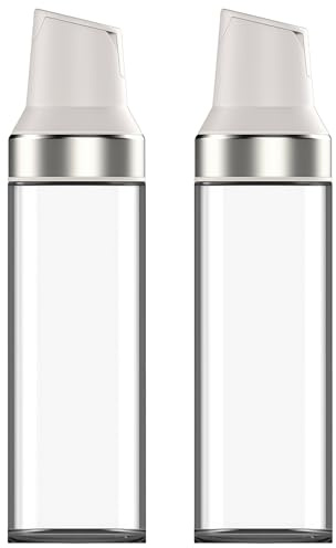 Chewtoyo Lot de 2 distributeurs de miel anti-déversement, bouteille de sirop d'érable de 500 ml avec couvercle à rabat automatique, pot en verre d'huile d'olive, récipient étanche pour cuisine