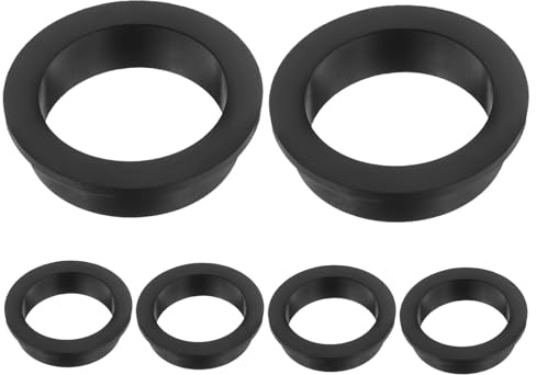 SHINEOFI 6 Piezas Kit Renovador Juntas para Bomba Filtro Piscina Negro O-Ring Compatibles con Filtros Arena para Reparación y Mantenimiento Fácil