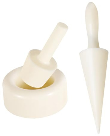 DOITOOL Moule à Cornet de Crème Glacée Forme de Cône Réutilisable avec Poignée Ergonomique pour Pâtisseries et Omelettes Outil de Cuisine Pratique et Facile à Nettoyer