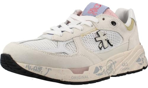 PREMIATA Sneaker Mased Tvåkmaterial Vit, Vit, 39 EU