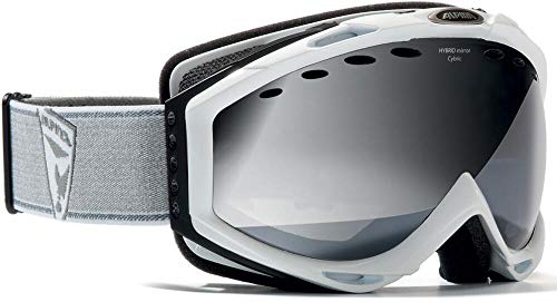 Alpina Skibrille Cybric HM Mirror Doubleflex white shiny