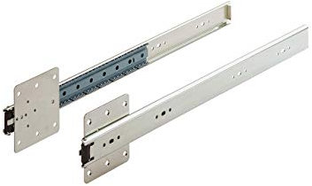 Hettich Ka 5740 - Herraje de puerta (450 mm), color plateado