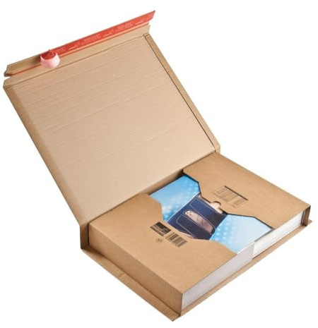 ColomPac CP020.18 Flexible Wickelverpackung aus Wellpappe, 455 x 320 x 70 mm, braun