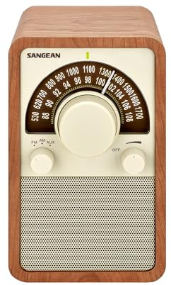 Sangean WR-15 Portable Analog Wood - radios (3.5 mm, Portable, Analog, Analog, AM, FM, MW, DC)