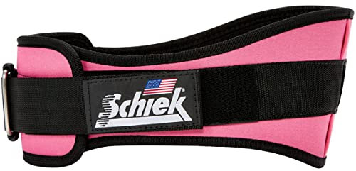 Schiek Sports 2006 Gewichthebergürtel aus Nylon, 15,2 cm, Stützgürtel für Powerlifting, langlebig, Rosa