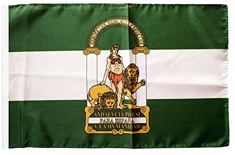 Flaggenfritze® Flagge Spanien Andalusien - 30 x 45 cm