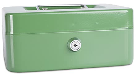 DONAU Caisse à monnaie moyenne 5232001PL-06-200 x 90 x 160 mm - Vert