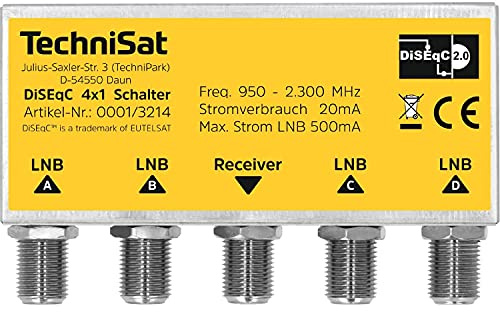 TechniSat 0001/3214DiSEqC 4x1 Schalter