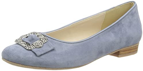 Hirschkogel Damen 3000025 Ballerinas, h.blau, 40 EU