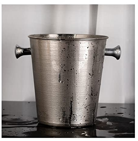 caihuashopping Eiseimer Edelstahl verdickte Eiskübel Mode Champagner Bucket Bar KTV EIS Eimer for Home Bar und Partys 2000ml Eiskübel Sektkühler (Color : A)