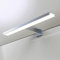 YIQAN 30 cm LED lampada da specchio per bagno 7W 490 lumen 230 volt lampada per specchio da bagno bianco caldo 3000K alluminio completo 3in1 luce per specchio da bagno impermeabile IP44?-
