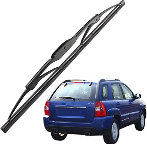Scheibenwischer Für Auto Scheiben Wiper Blades Für Sportage JE KM 2005-2010 Wischerblatt Vorne Wischblätter Gummi Windshield Wipers 600mm+400mm fit U J Hakenarme,Rear Window Wiper 1pcs-330mm