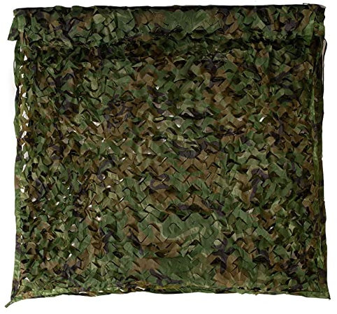 Rete Mimetica Militare 1x1m 2x7m 3x3m 3x8m 4x6m 5x8m 6x10m 8x9m 10x12m Rotolo Di Reticolato Da Camuffamento Tenda A Vela Tessuto Per Giardino, Soggiorno, Cameretta Dei adults, Tempo Libero(3.5mx6m)