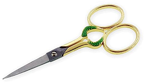 Forbici da cucina 1 pezzo forbice da ricamo tessuto artigianale classico punto antico utensile da taglio per cucire fai da te (oro)